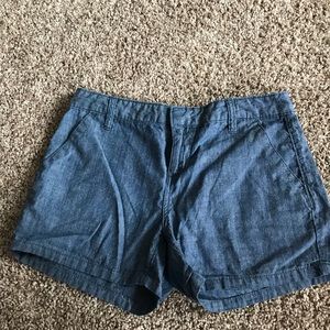 chambray shorts